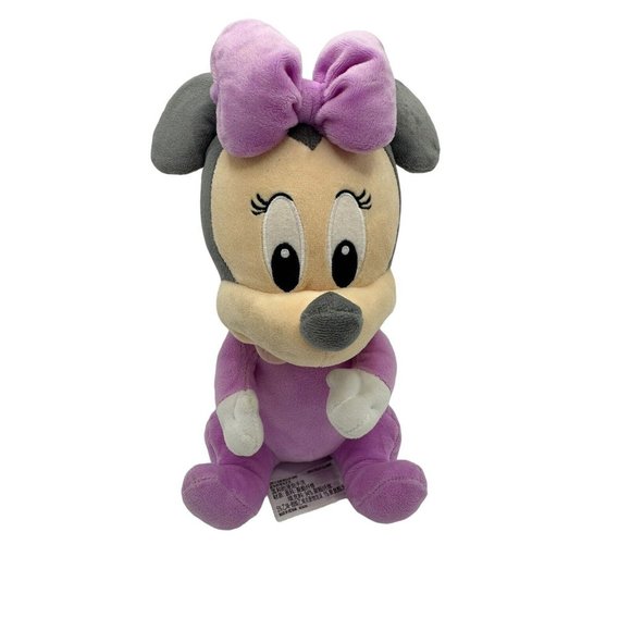 Disney Theme Parks Babies Baby Minnie Mouse Plush 12" - Picture 1 of 5